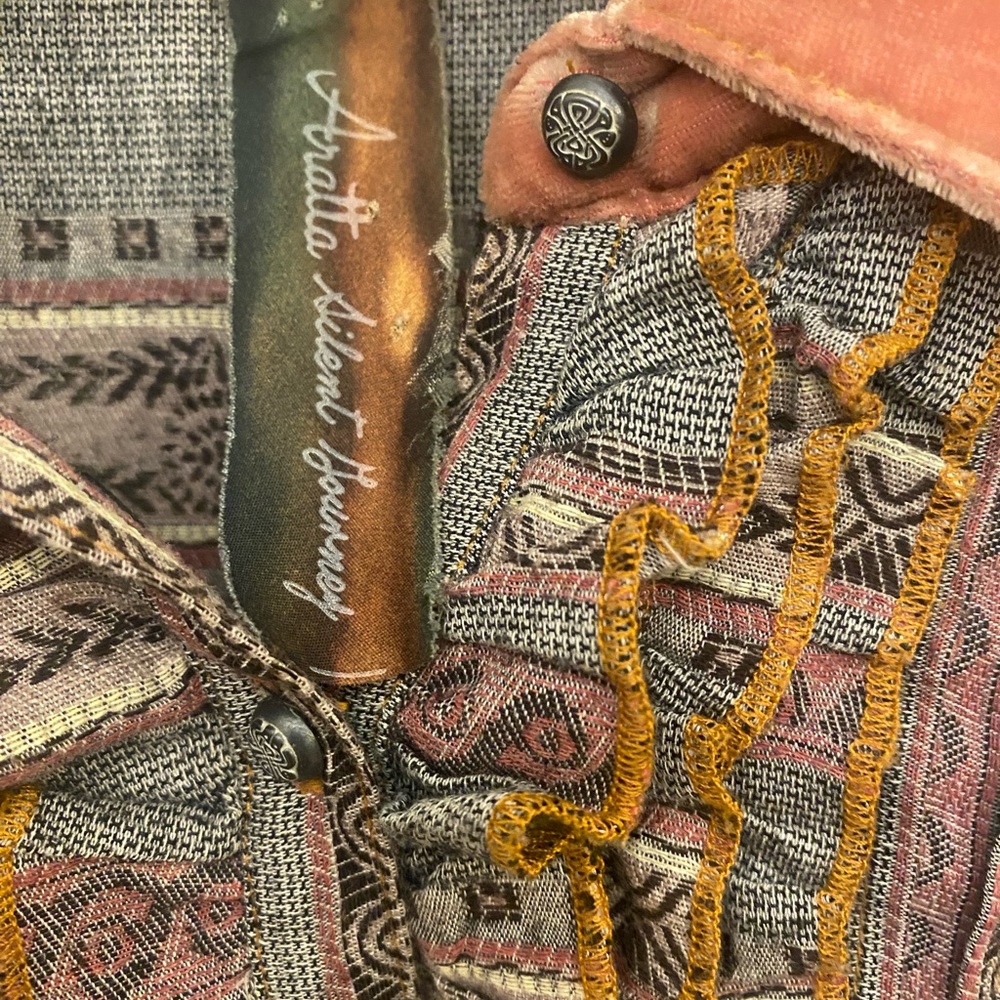 Aratta Silent Journey button down dress/ blouse - Picture 2 of 4